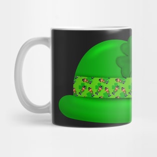 Lucky Four Leaf Clover Leprechaun St. Patrick's Day by Cherie(c)2022 Mug